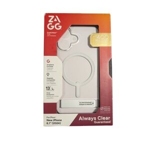 K2-U ZAGG Crystal Palace Snap MagSafe‎ Kickstand Case iPhone 16 - Clear ⬇